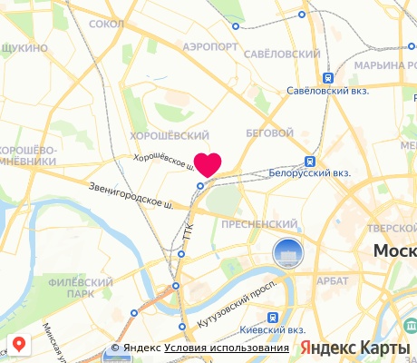 На карте