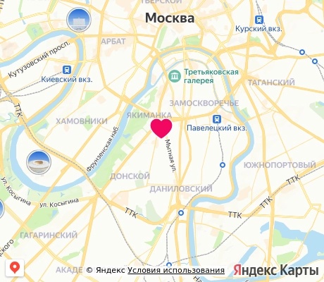На карте