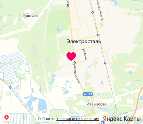 На карте