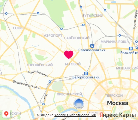 На карте