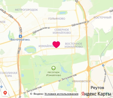 На карте