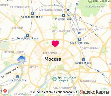 На карте