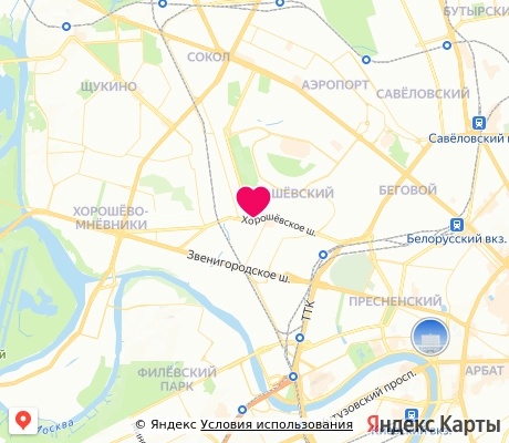 На карте