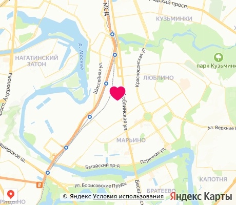 На карте