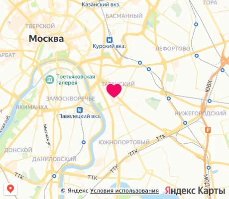 На карте
