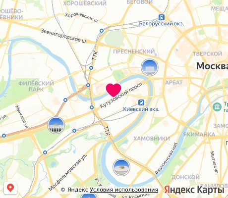 На карте
