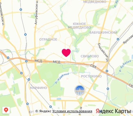 На карте