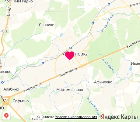 На карте