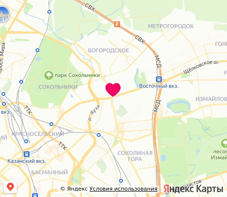 На карте