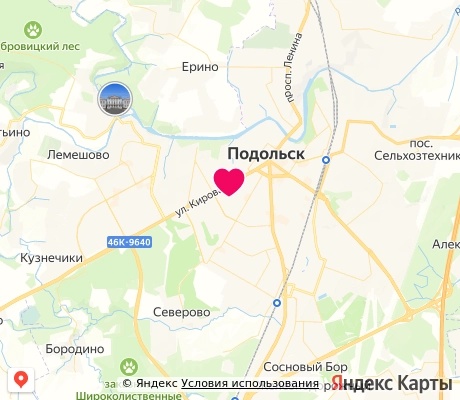 На карте