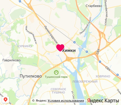 На карте