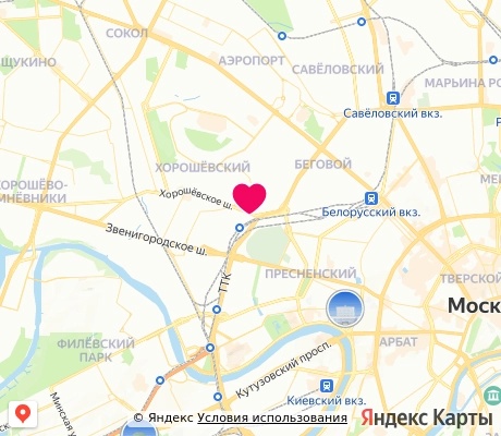 На карте