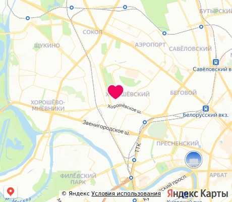 На карте