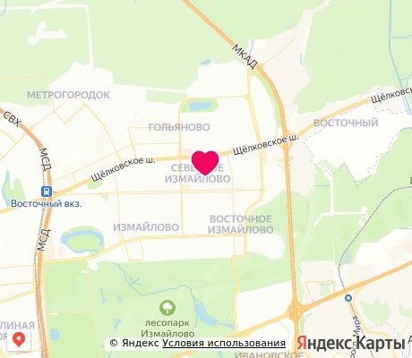 На карте