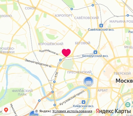 На карте