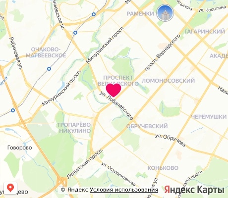 На карте