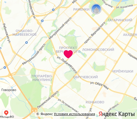 На карте