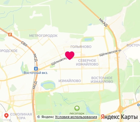 На карте