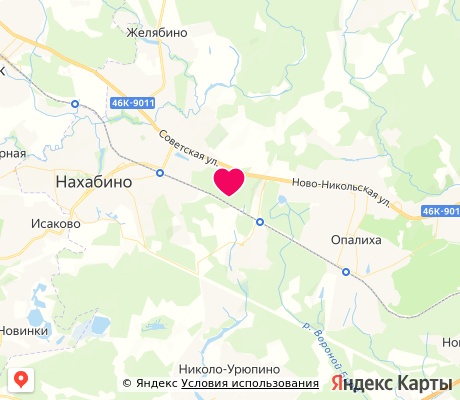 На карте