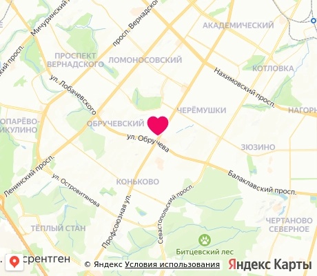 На карте