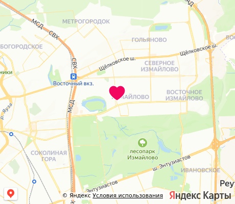 На карте