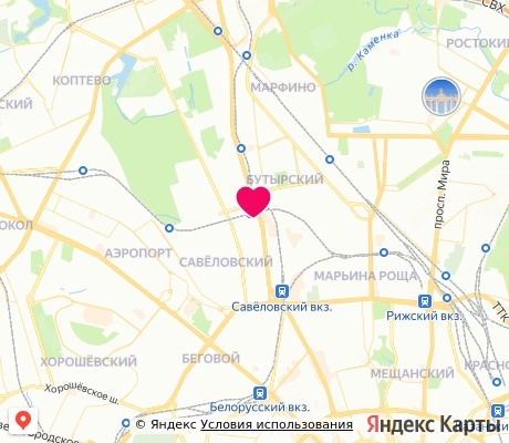 На карте