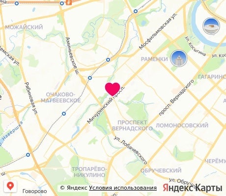 На карте