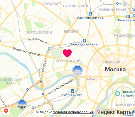 На карте