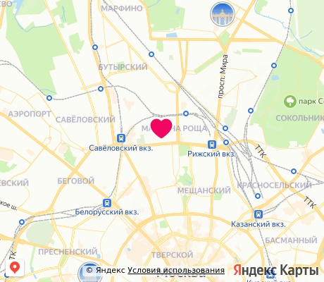 На карте