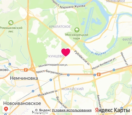 На карте