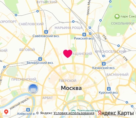 На карте