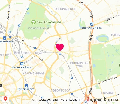 На карте