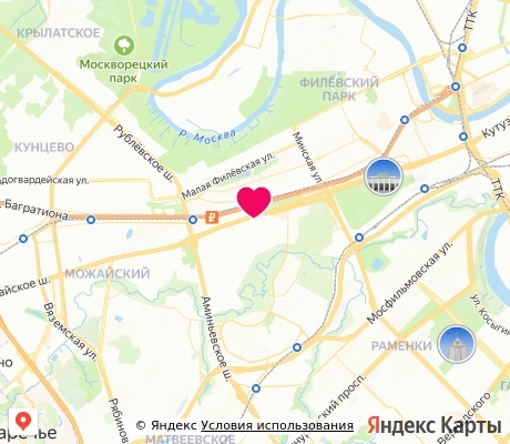 На карте