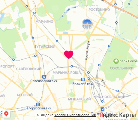 На карте