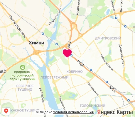 На карте