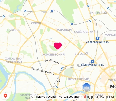На карте