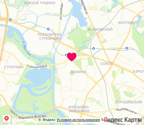 На карте
