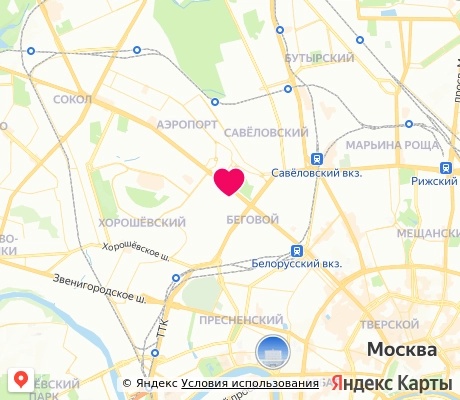 На карте