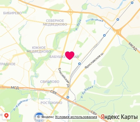 На карте