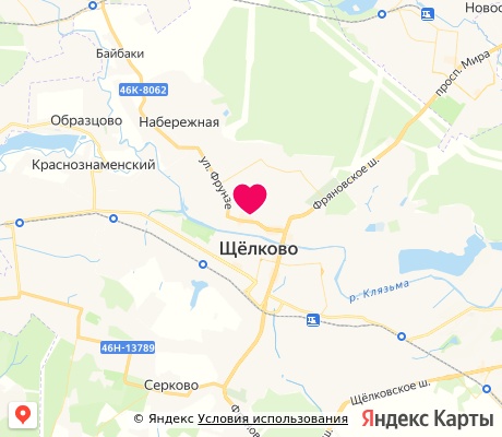 На карте