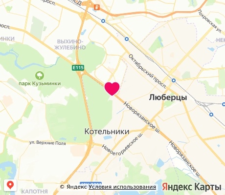 На карте