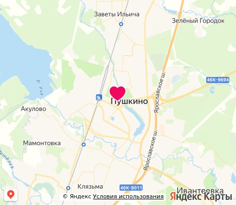 На карте