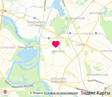 На карте