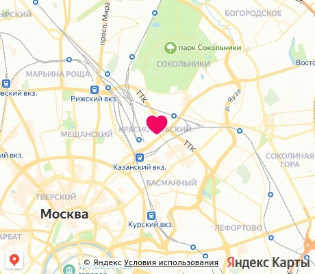 На карте
