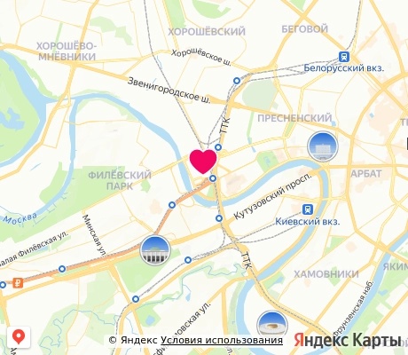 На карте