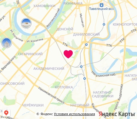 На карте