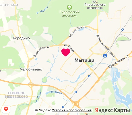 На карте