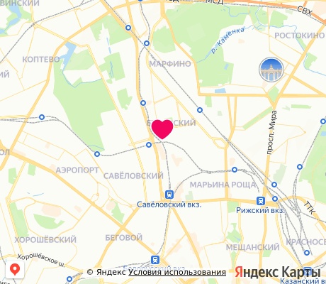 На карте