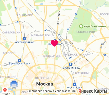 На карте