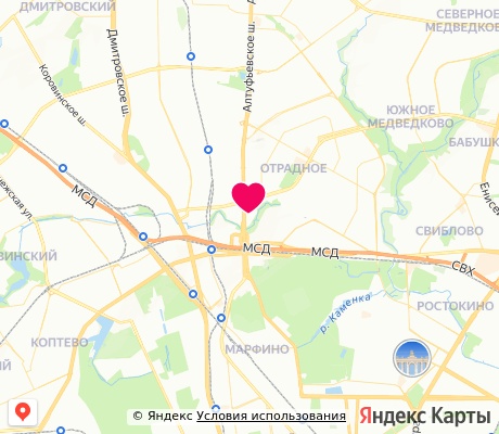 На карте